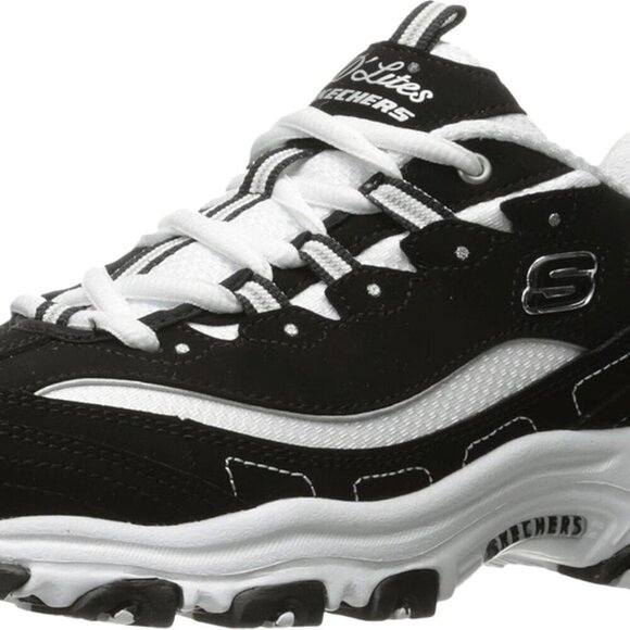 Women's Leather Synthetic Shoes Black White 9 Wide Comfortable Casual Fit